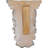 Endurathane Blackthorne Corbel, 4 1/4"W x 2 5/8"D x 5 3/4"H, Factory Primed