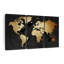 «Gold Map», reproduction sur toile-597232526