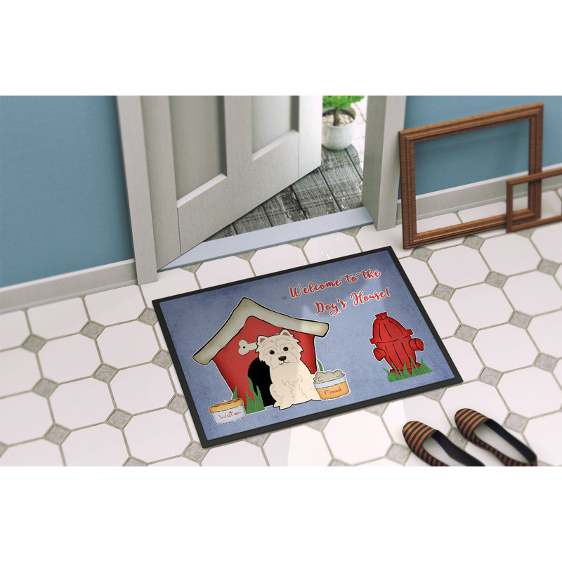 Tapis d'extérieur antidérapant Jerie, Rectangle 1 pi 6 po x 2 pi 3 po