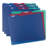 Pendaflex® Poly Top Tab File Guides PVC / Vinyl Flat Files Open