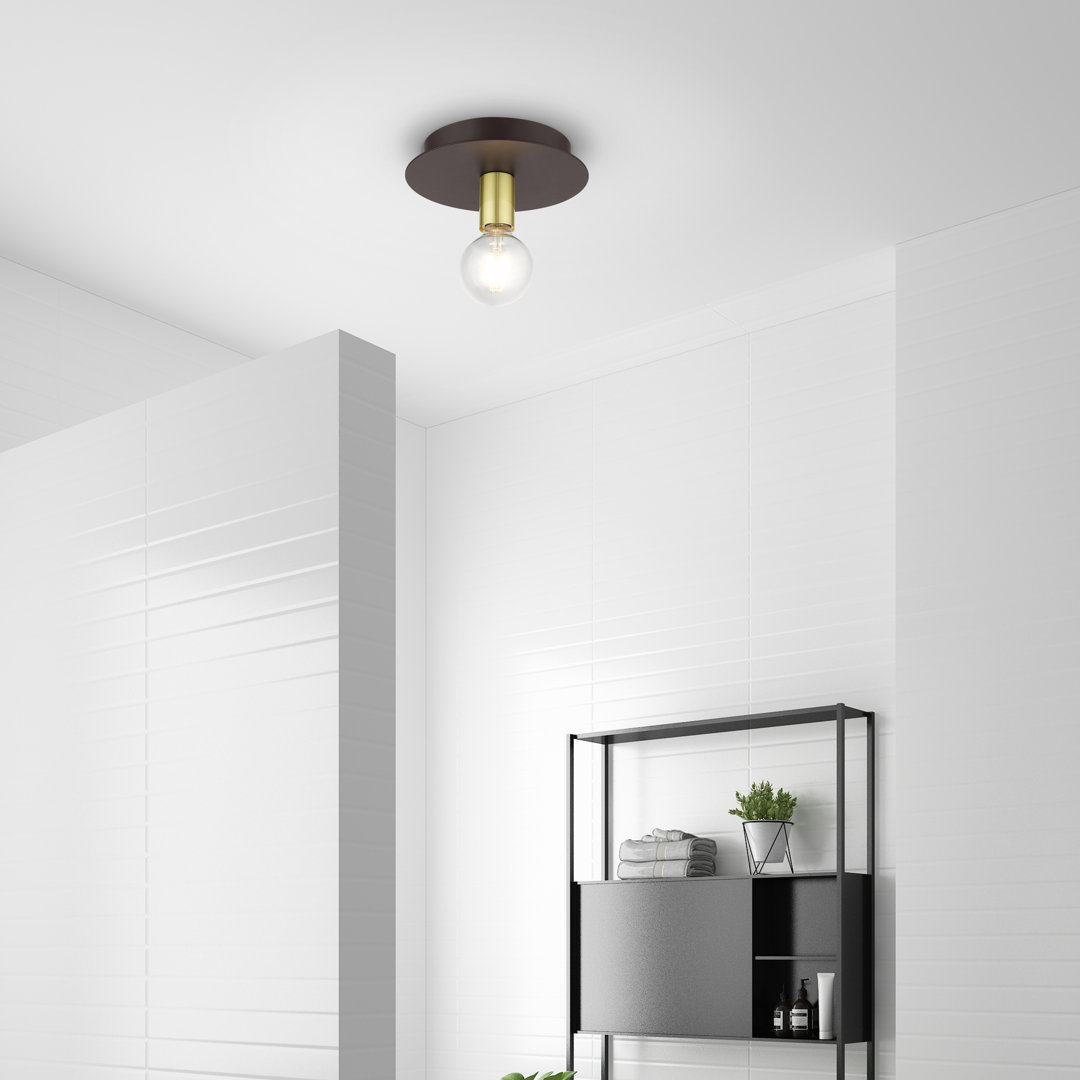 Alcalde Flush Mount Ebern Designs Fixture 