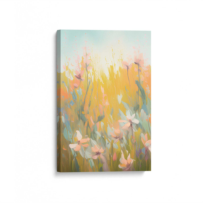Symphony of Pastel Meadows II, toile tendue, H 12 po x l 8 po