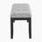 OCEANIC LIGHT GREY DINING BENCH