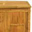 Bay Isle Home Pettie 90 cm W 150 L Water Resistant Bamboo Solid Wood Deck Box in Brown