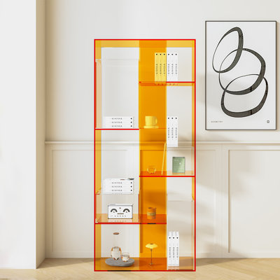 Multifunctional multi-layer acrylic bookcase