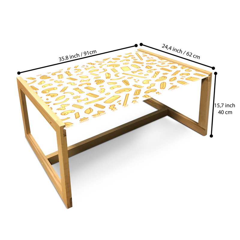 Jamarley Sled Coffee Table, 90cm H x 62cm W x 40cm D