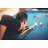 Man Playing Pool - Wrapped Canvas Print-150595140