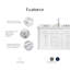 60" Palace Collection Quartz Carrara Cashmere Grey Bathroom Vanity Set With Hardware And F2-0013 Faucets in Chrome Finish-1732722017-1732722023