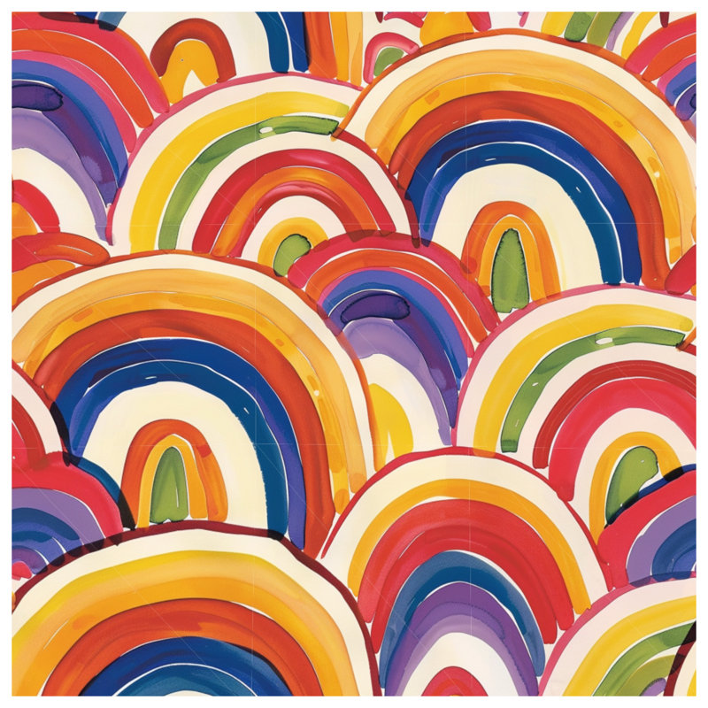 Housse de couette Rainbow Bedding, Grand lit