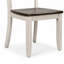 Ensemble de 2 chaises d'appoint avec dossier en échelle Florencia