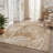 Tropical Leaf UV Resistant Woven Indoor Outdoor Rug Brown/Beige/Ivory-1692893070-1680183089