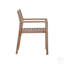 5-Piece Outdoor Dining Set with 4 Acacia Wood Chairs and Round Slatted Table, Ideal for Patios, Gardens, Poolsides, and Indoor Use