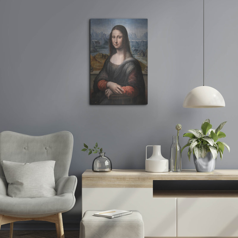 "Mona Lisa Prado" par Leonardo Da Vinci, H 24 po x l 16 po x P 0,13 po