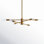 Jordy 6 - Light Dimmable Sputnik Chandelier