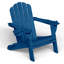 Fauteuil Adirondack pliable surdimensionné en PEHD résistant aux intempéries avec porte-gobelet-1045096338