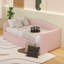 Lit de jour simple avec lit gigogne allongé-1045098383