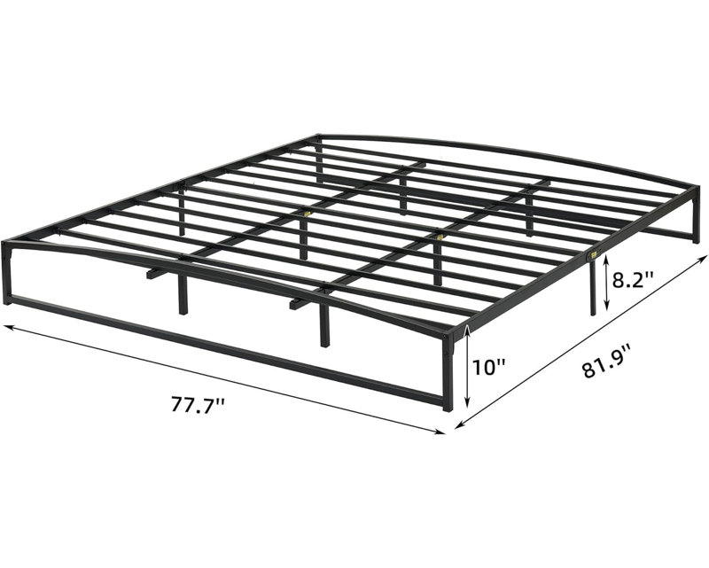 Metal Open-Frame Bed, King