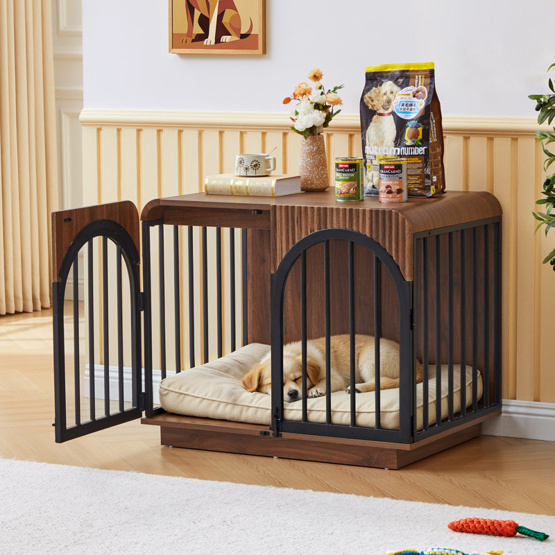 Chien robuste en métal de style mobilier
 Caisse, 25.82" H x 21.61" W x 31.49" D