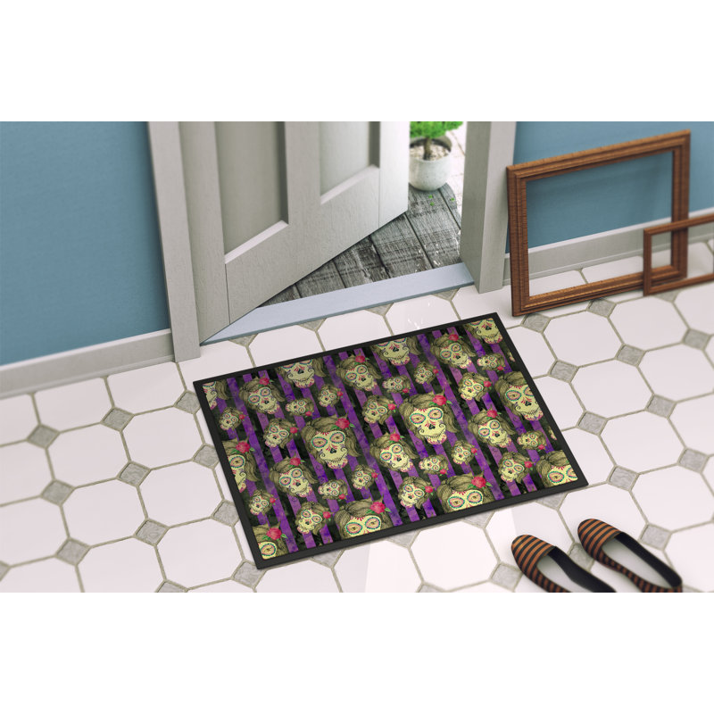 Tapis d'entrée antidérapant Adrienn, H 0,25 po x l 27 po x P 18 po