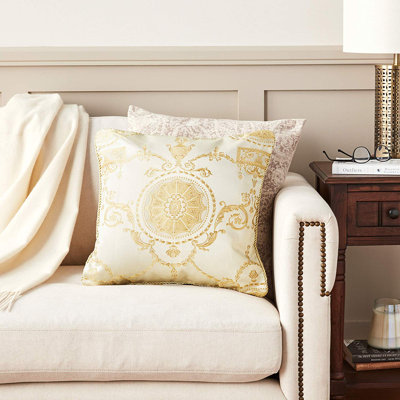 Prestige Damask Design Damask Decorative Throw Pillow