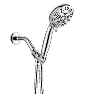 Ana Bath Multi Function (with Pause Function) Handheld Shower Head with 8-ft Shower Hose