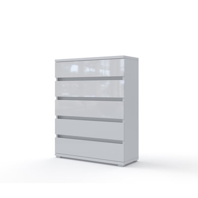 Fatina 90cm W 5 - Drawer Chest of Drawers
