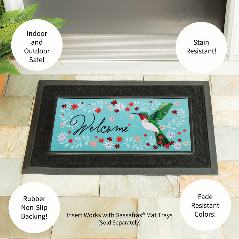 Tapis de bienvenue colibri Sassafras