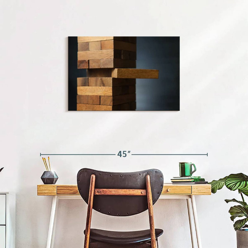 Senne Jenga Game, H 20 po x l 30 po