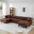 Brown Faux Leather