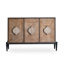 Buffet en bois brun et noir