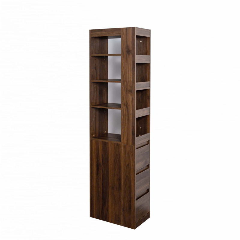 Armoire de rangement H 70,87 ", Noyer