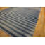 Antique Striped Flat Weave Cotton Blue Indian Dhurrie Rug