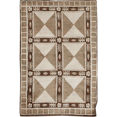 Hand-Knotted High-Quality Beige Area Rug