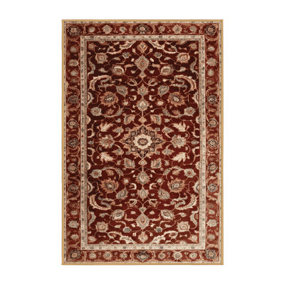 Machine Washable Persian Brown Area Rug