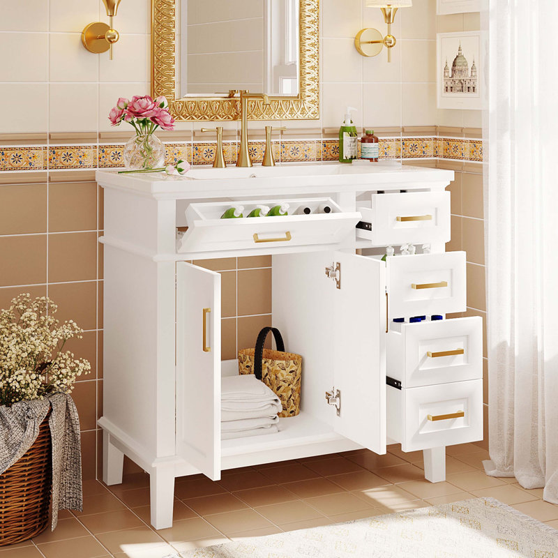 Base de meuble-lavabo simple 36 po seulement
