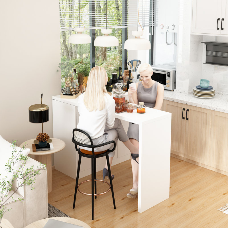 Charliese Kitchen Island, White