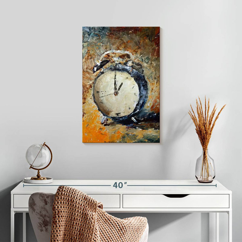 Kerner Abstract Clock, 24" H x 16" W