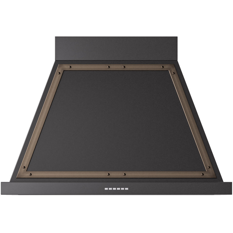 ILVE Nostalgie II Noblesse 36 in Range Hood, Glossy Black/Burnished