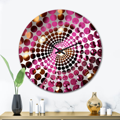 Horloge murale Zacharius - Rose