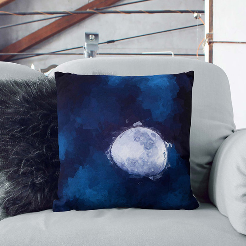 Square Throw Cushion, Stone, 40cm H x 40cm W x 15cm D