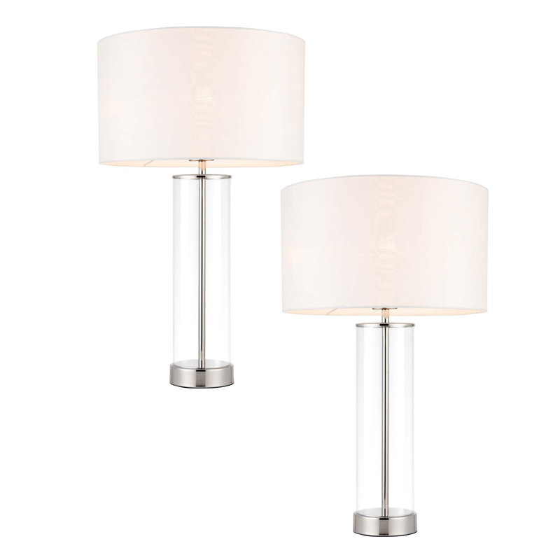 Harkeem Table Lamp, Silver