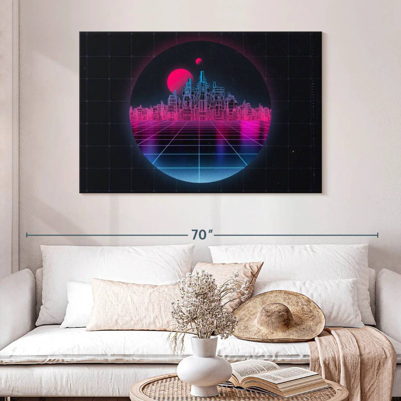 Kelan Dimensional Modern City, 8" H x 12" W