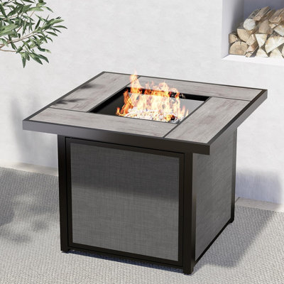 Eston Square Smokeless Fire Pit Table