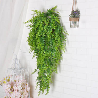 dallisten 6 Pcs Artificial Succulents Hanging Plants, Fake String of Pearls  Greenery Plants,Decoration for Wall, Home,Garden,Indoor and Outdoor