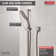 Pivotal H2Okinetic Hand Shower with Slide Bar, 3-Spray Handheld Shower Head, Slide Bar Hand Shower