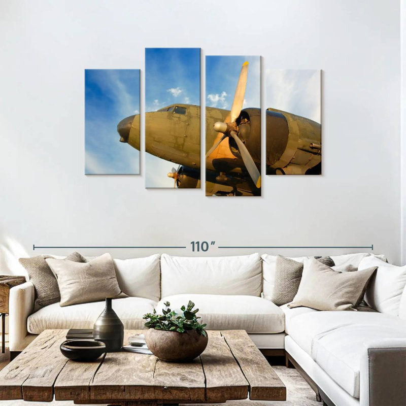 Avion de guerre Mehar Old, H 48 po x l 75 po
