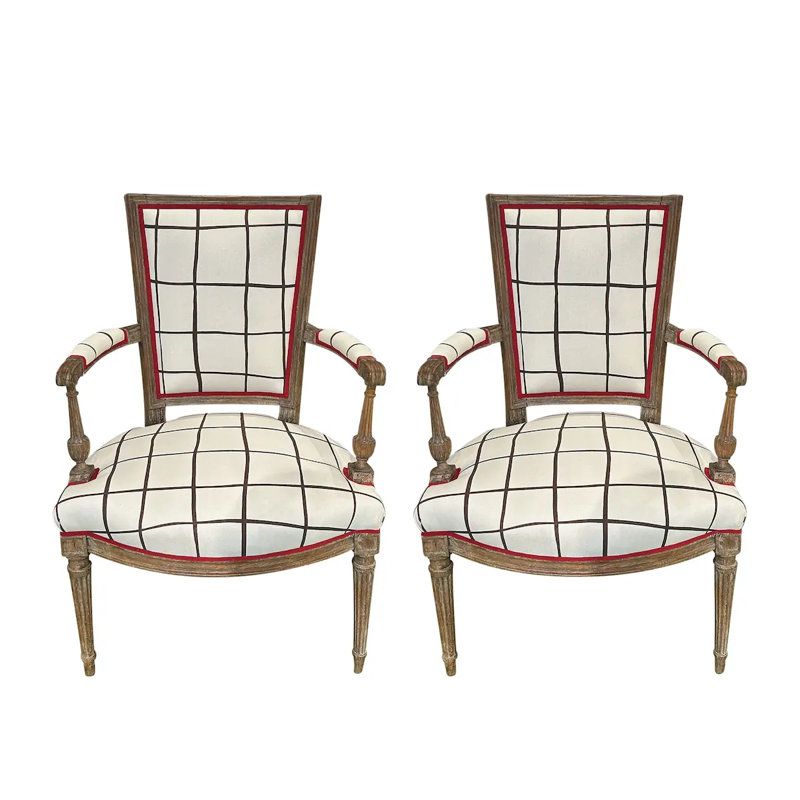 Tissu pour fenêtre Schumacher x Miles Redd Painterly, Brun
