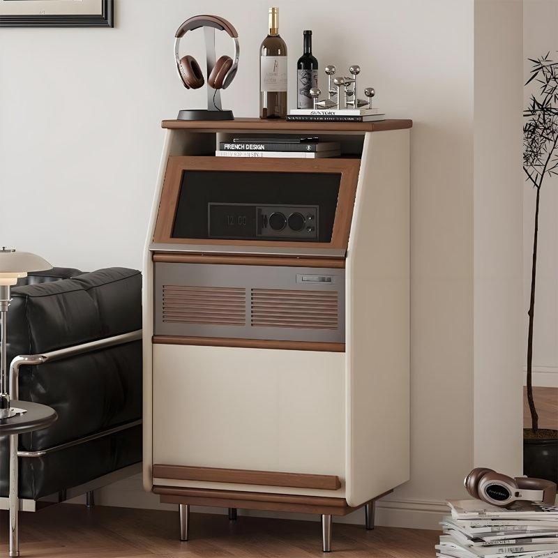 Armoire d'appoint française de couleur crème