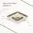 Spode – Woodland – Square Chip and Dip Serving Set - Turkey - Brown/White