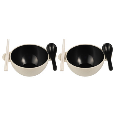 Ensemble de 6 bols Earth Ramen, fabriqués à partir de plantes et d'autres matériaux naturels